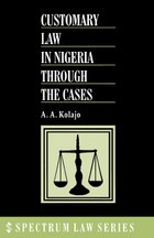 Customary Law in Nigeria Through the Cases