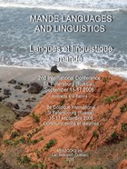 Mande Languages and Linguistics: 2nd International Conference